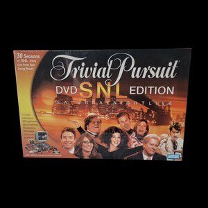 Sealed Trivial Pursuit DVD Boardgame SNL Saturday Night Live Parker Brothers New